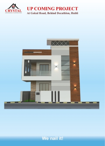 At gokul road behind decathlon hubli project